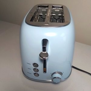 Retro blue toaster